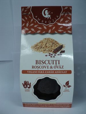 Ambrozia Biscuiti vegani cu roscove si ovaz