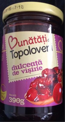 Confiture de griottes front packaging