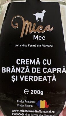 Cremă Brânză Capră Cu Verdeață