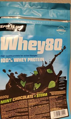 SportLife Whey80 Chocolate+Stevia proteiinijauhe