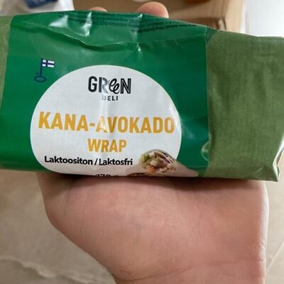 Kana-avocado wrap