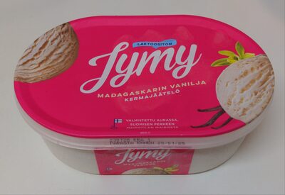 Madagaskarin vanilja kermajäätelö