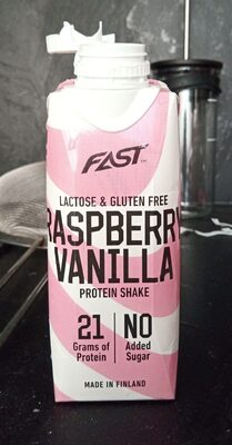 Raspberry Vanilla Protein Shake