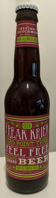 Freak Kriek Zero Point Three Feel Free Merry Cherry Beer Non-Alcoholic Beer