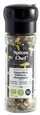 Chantarelles & Black pepper spice mill 75g Organic front packaging