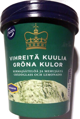 Vihreitä kuulia jäätelö