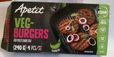VEG-BURGERS front packaging