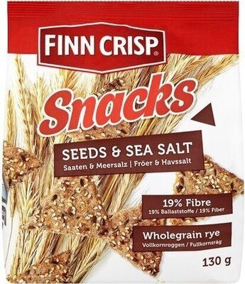 Finn Crisp Snacks Seeds & Sea Salt