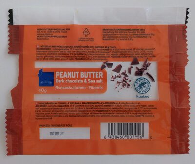 Peanut Butter, Dark Chocolate & Sea Salt Bar