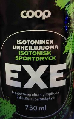 Exe isotoninen urheilujuoma sitruunan- ja limenmakuinen