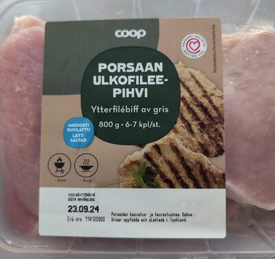 Porsaan Ulkofileepihvi front packaging