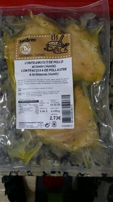 Contramuslo de pollo al limón