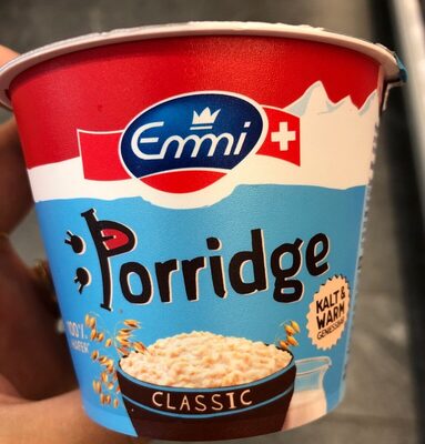 Porridge front packaging