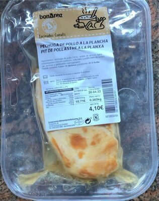 Pechuga de pollo a la plancha