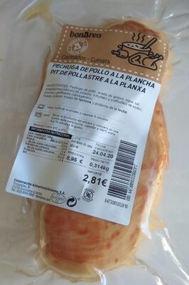 Pechuga de pollo a la plancha