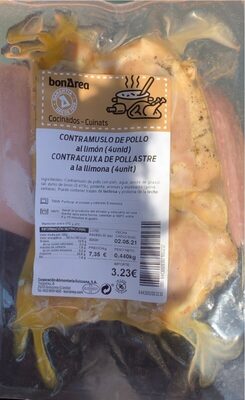 Contramuslo de pollo al limón