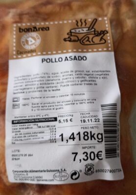 Pollo asado