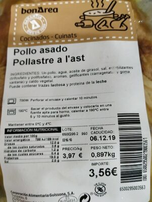 Pollo asado