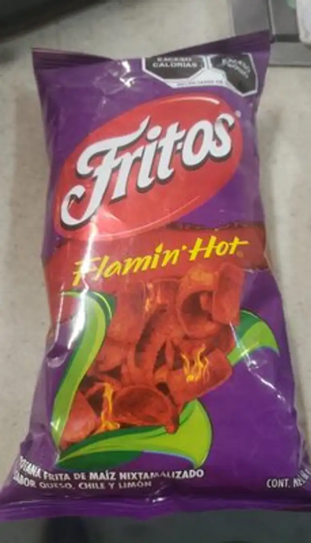 Flamin hot front packaging