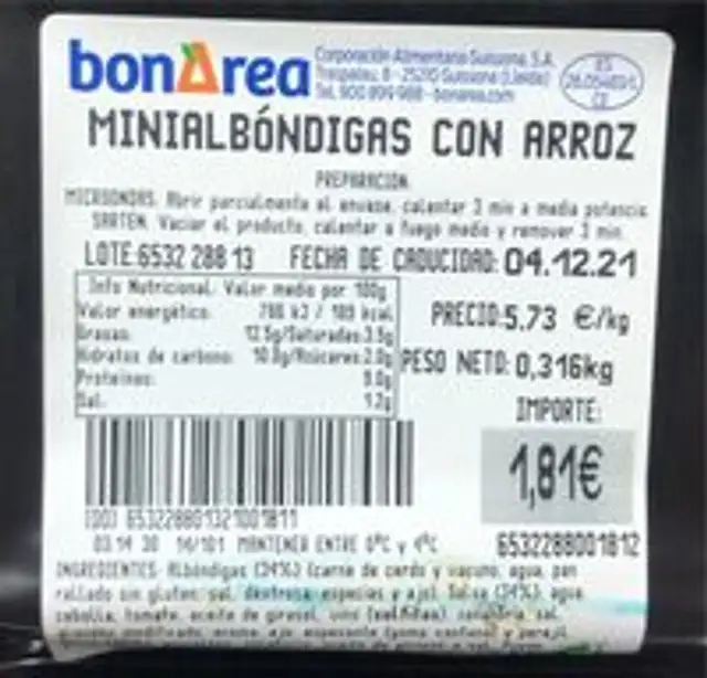Minialbondigas