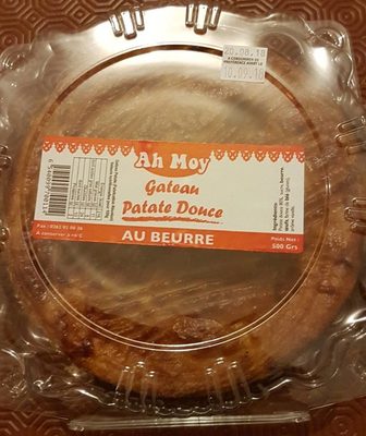 Gateau patate douce front packaging