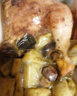 Cuixa de pollaste amb patates I xampinyons