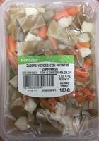 Judias verdes con patatas y zanahoria