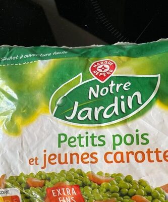 Petits pois carottes front packaging