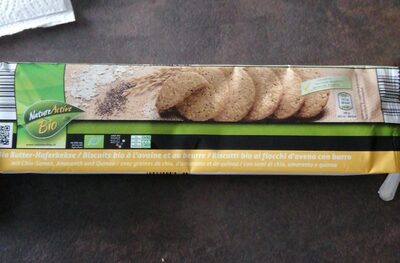 Biscuits bio à l'avoine et au beurre