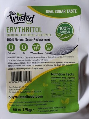 Érythritol Sugar Replacement