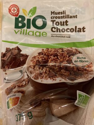 Muesli croustillant tout chocolat