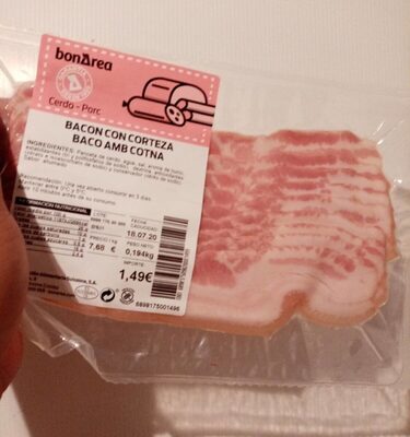 Bacon con corteza