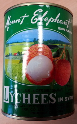 Lychees un light syrup