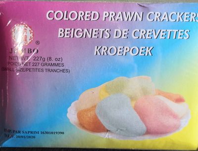 Beignets de crevette front packaging