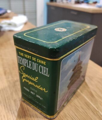 Thé vert de chine front packaging