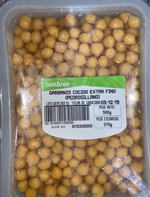 Garbanzo cocido extra fino