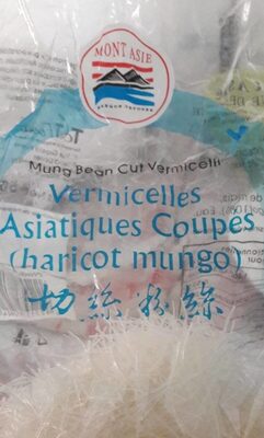 Vermicelles asiatiques coupés