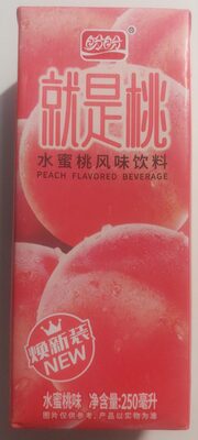就是桃 水蜜桃风味饮料