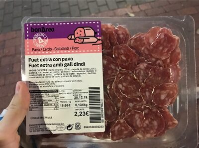 Fuet extra con pavo