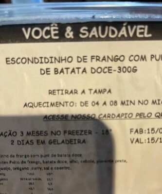 Escondidinho de Frango