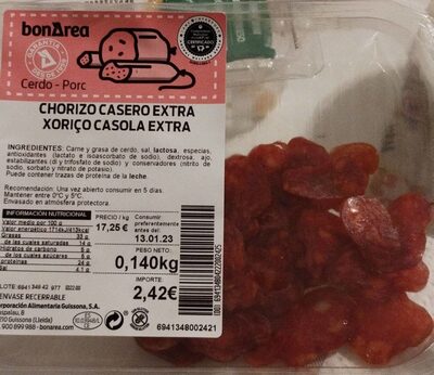 Chorizo casero extra