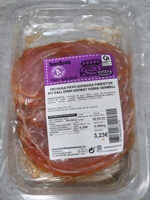 Pechuga de pavo adobada pimentón