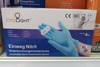 disposable nitrile examination gloves