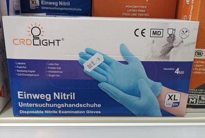 disposable nitrile examination gloves