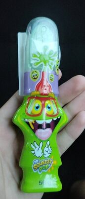 My Squeezy Pop Funny Squeeze Candy Green Apple  56g