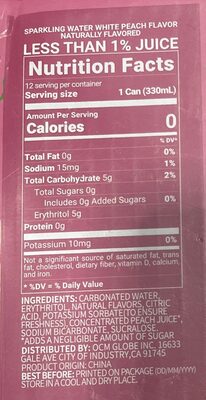 Flavored Sparkling Water