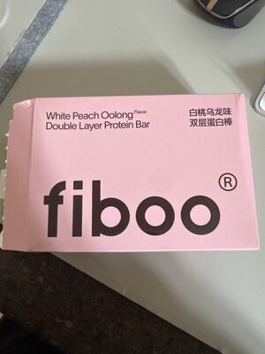 White Peach Oolong Double Layer Protein Bar