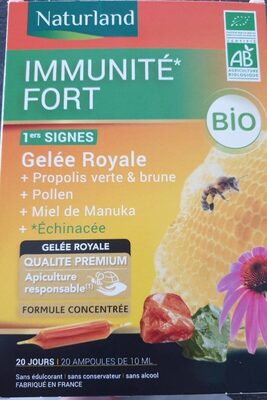 Gelée Royale (immunité fort) front packaging