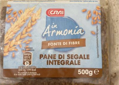 Pane di segale integrale