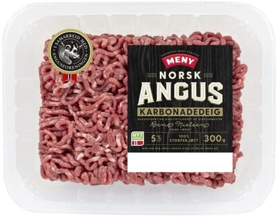 Karbonadedeig Angus 5% 300g Meny